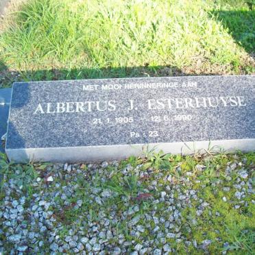 ESTERHUYSE Albertus J. 1905-1990