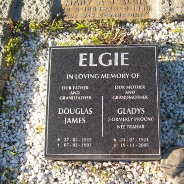 ELGIE Douglas James 1915-1997 &amp; Gladys formerly VROOM nee TRAHAR 1921-2005 :: ELGIE Mary A.J. 1885-1958