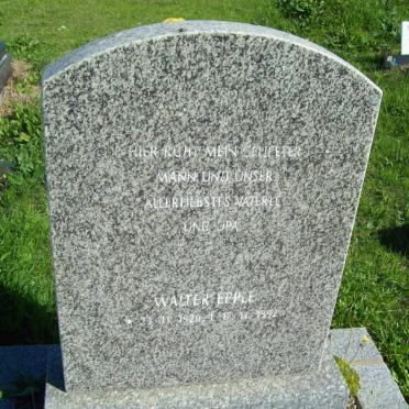 EPPLE Walter 1920-1992