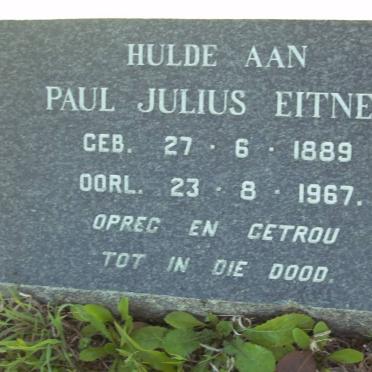 EITNER Paul Julius 1889-1967