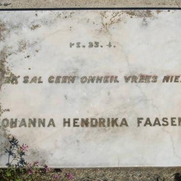 FAASEN Johanna Hendrika