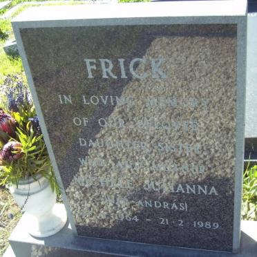 FICK Michell Anna  nee ANDRAS 1964-1989