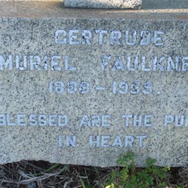 FAULKNER Gertrude Muriel 1888-1959