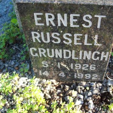 GRUNDLINGH Ernest Russell 1926-1992
