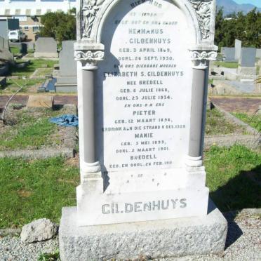 GILDENHUYS Hermanus 1865-1930 &amp; Elizabeth S. BREDELL 1868-1934
