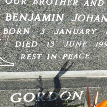 GORDON Benjamin Johannes 1924-1991