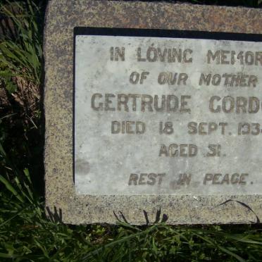 GORDON Gertrude -1934