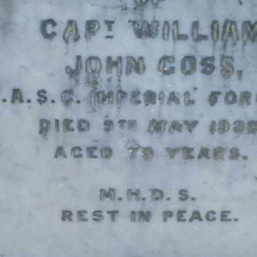 GOSS William John -1930