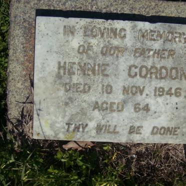 GORDON Hennie -1946