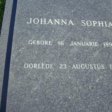 GELDENHUYS Johanna Sophia 1893-1975