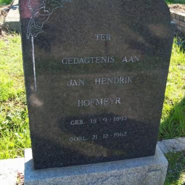 HOFMEYR Jan Hendrik 1893-1962