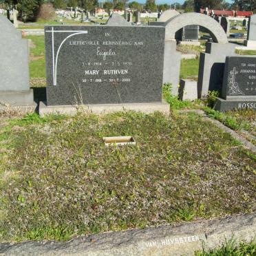 HUYSSTEEN Engela, van 1914-1970 :: VAN HUYSSTEEN Mary Ruthven 1918-2000