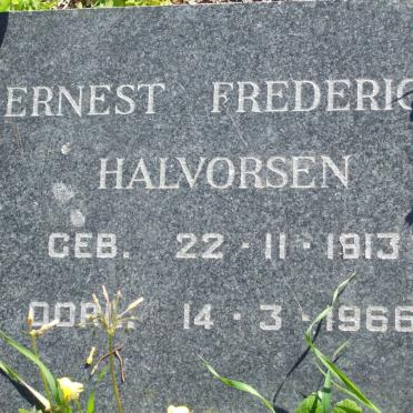 HALVORSEN Ernest Frederick 1913-1966