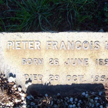 HUGO Pieter Francois 1893-1954