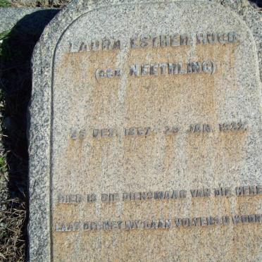 HUGO Laura Esther nee NEETHLING 1867-1932