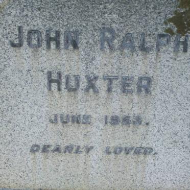 HUXTER John Ralph -1953