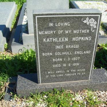 HOPKINS Kathleen nee BRAGG 1907-1991