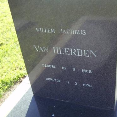 HEERDEN Willem Jacobus, van 1908-1970
