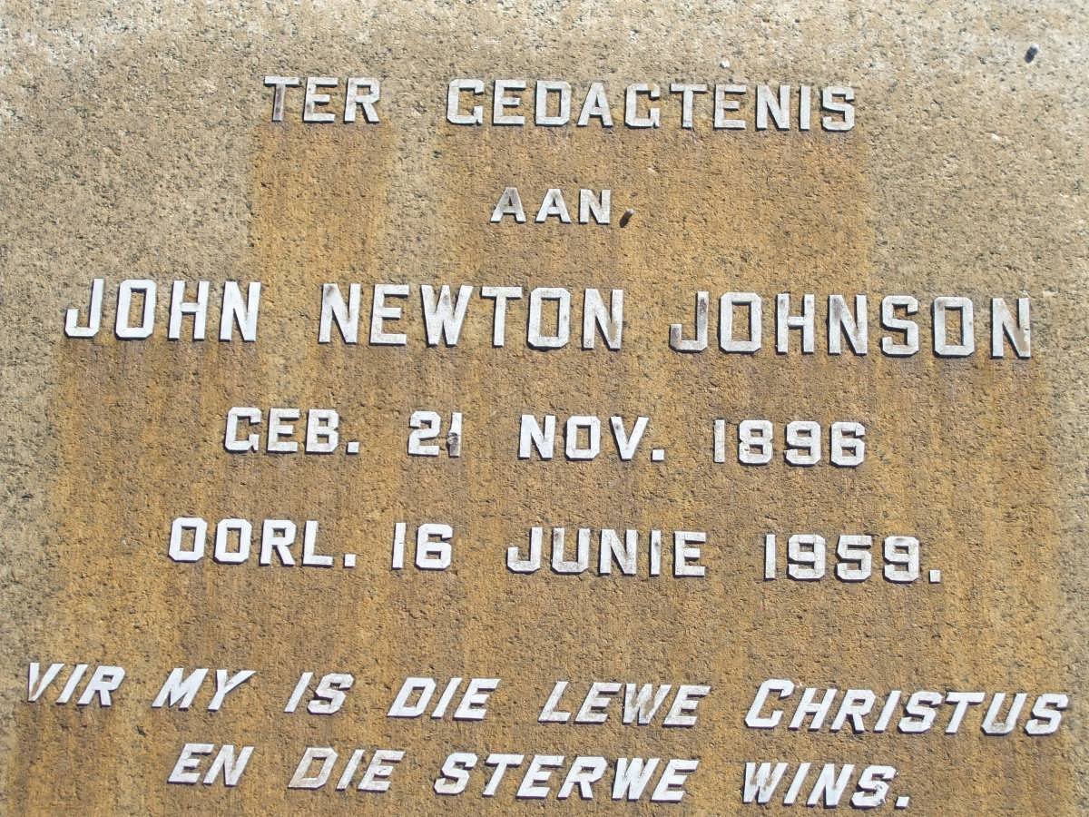 JOHNSON John Newton 1896-1959