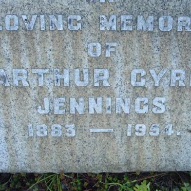 JENNINGS Arthur Cyril 1883-1954