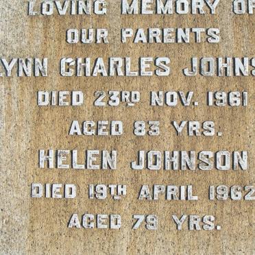 JOHNSON Lynn Charles -1961 &amp; Helen -1962