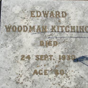 KITCHING Edward Woodman -1930