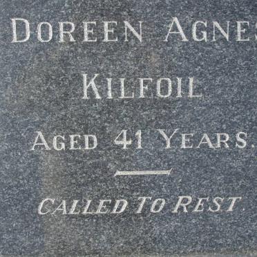 KILFOIL Doreen Agnes
