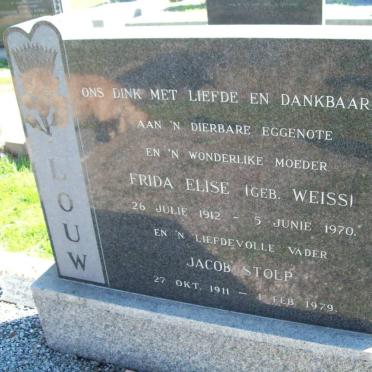 LOUW Jacob Stolp 1911-1979 &amp; Frida Elise WEISS 1912-1970