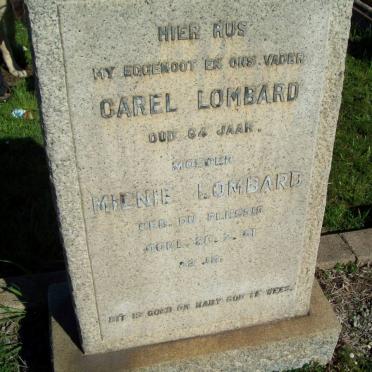 LOMBARD Carel &amp; Mienie DU PLESSIS -1961