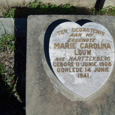 LOUW Marie Carolina nee HARTZENBERG 1908-1941
