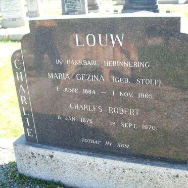LOUW Charles Robert 1875-1970 &amp; Maria Gezina STOLP 1884-1965