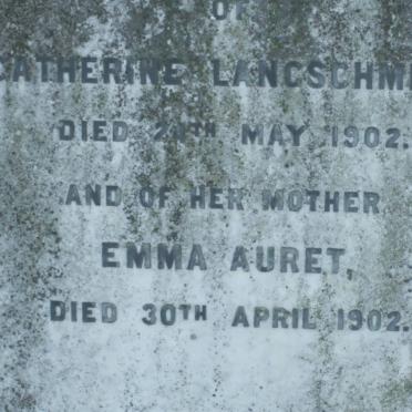 LANGSCHMIDT Catherine -1902 :: AURET Emma -1902