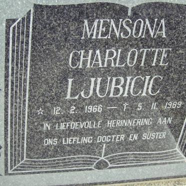 LJUBICIC Mensona Charlotte 1966-1989