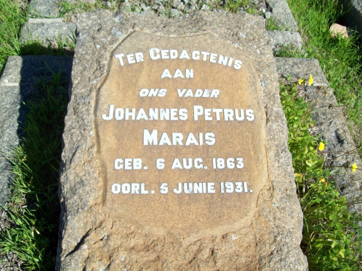 MARAIS Johannes Petrus 1863-1931