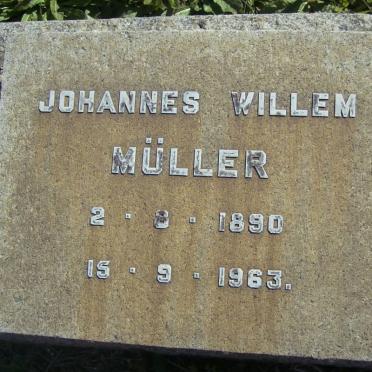 MüLLER Johannes Willem 1890-1963