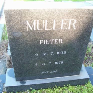 MULLER Pieter 1935-1976