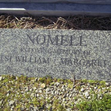 NOMELL Ernest William 1907-1985 &amp; Margaret Joan 1919-2003