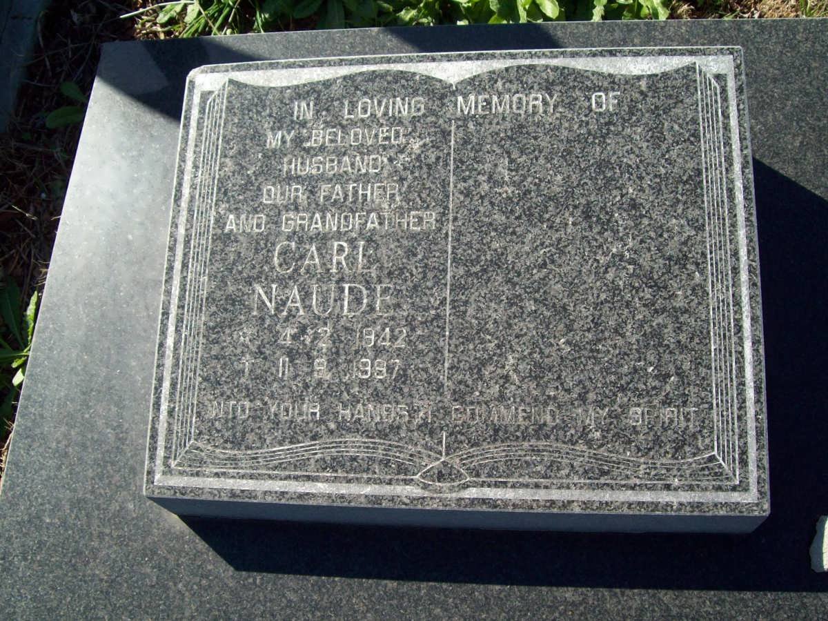 NAUDE Carl 1942-1997