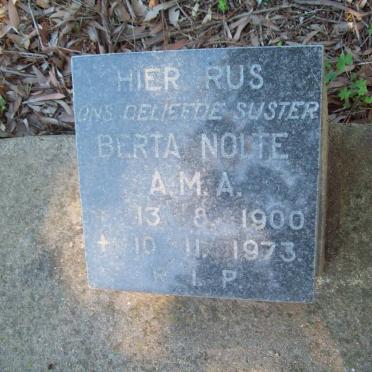 NOLTE A.M.A. 1900-1973