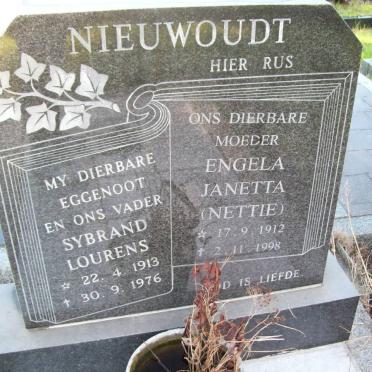 NIEUWOUDT Sybrand Lourens 1913-1976 &amp; Engela Janetta 1912-1998