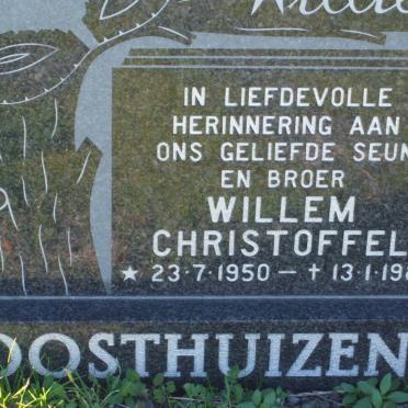 OOSTHUIZEN Willem Christoffel 1950-1987