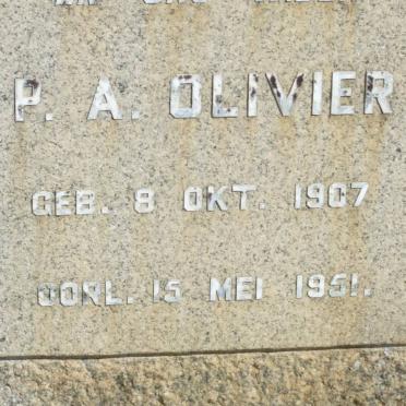 OLIVIER P.A. 1907-1951