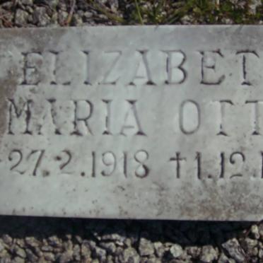 OTTO Elizabeth Maria 1918-1984
