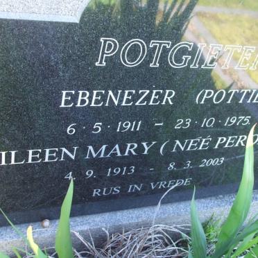 POTGIETER Ebenezer 1911-1975 &amp; Eileen Mary PEROLD 1913-2003