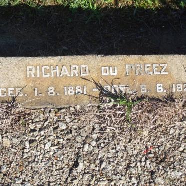PREEZ Richard, du 1881-1921