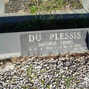 PLESSIS Jacobus, du 1914-1975