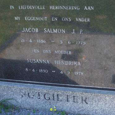 POTGIETER Jacob Salmon J.P. 1886-1975 &amp; Susanna Hendrika 1890-1978