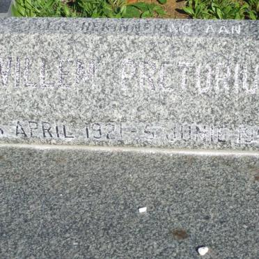 PRETORIUS Willem 1921-1996