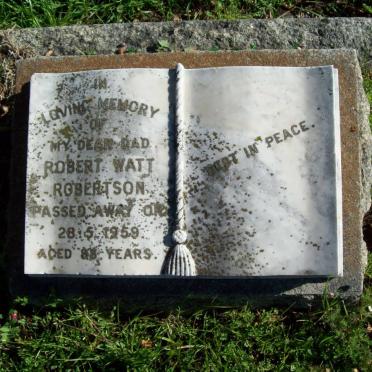 ROBERTSON Robert Watt -1959