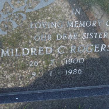 ROGERS Mildred C. 1900-1986